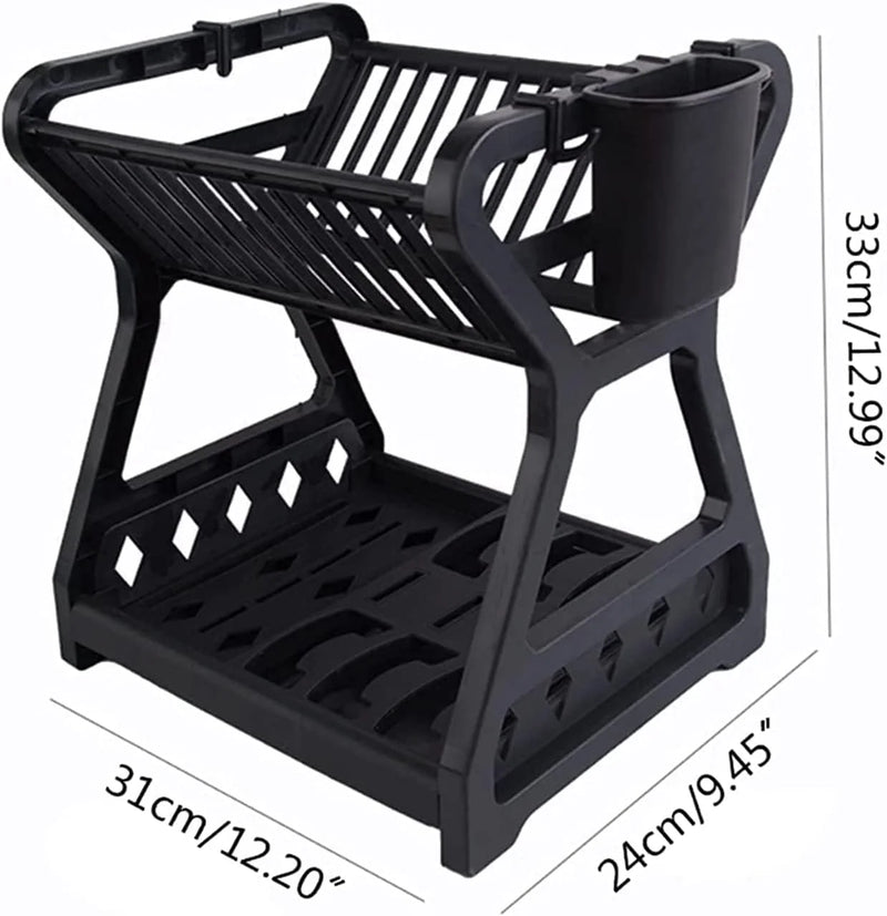 SpaceRack™ - O Escorredor e Organizador de Pratos Perfeito para Sua Cozinha