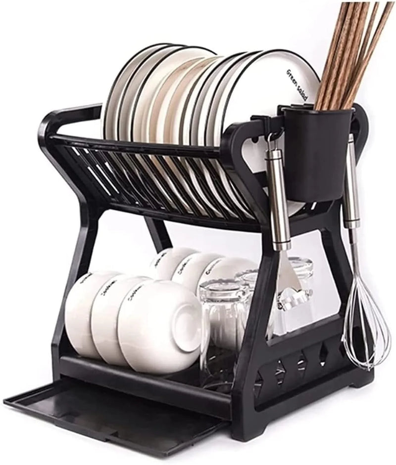 SpaceRack™ - O Escorredor e Organizador de Pratos Perfeito para Sua Cozinha