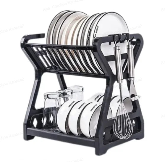 SpaceRack™ - O Escorredor e Organizador de Pratos Perfeito para Sua Cozinha