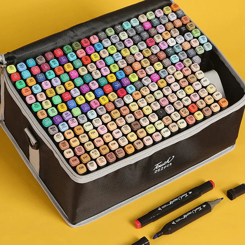 Kit com 80 Canetas Coloridas de Ponta Dupla – Porque Seu Filho Merece Crescer Criando