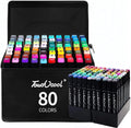Kit com 80 Canetas Coloridas de Ponta Dupla – Porque Seu Filho Merece Crescer Criando